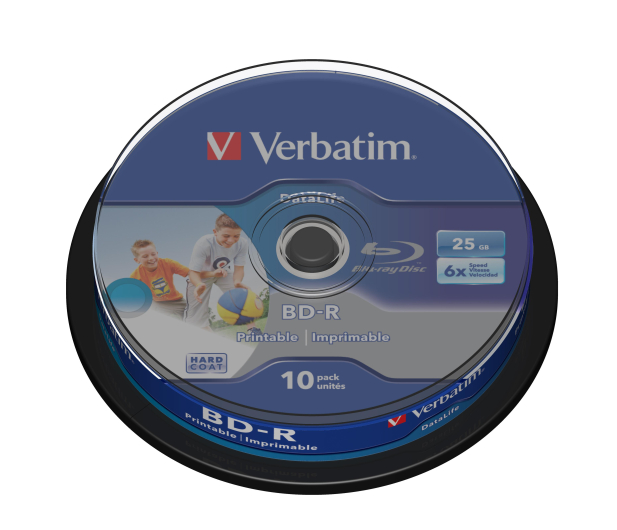 Verbatim 25GB X6 PRINTABLE DATALIFE (CAKE 10 szt ) - 377482 - zdjęcie 4